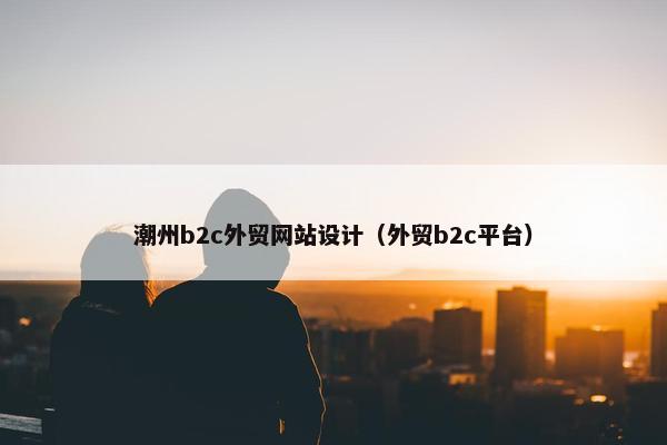 潮州b2c外贸网站设计（外贸b2c平台）