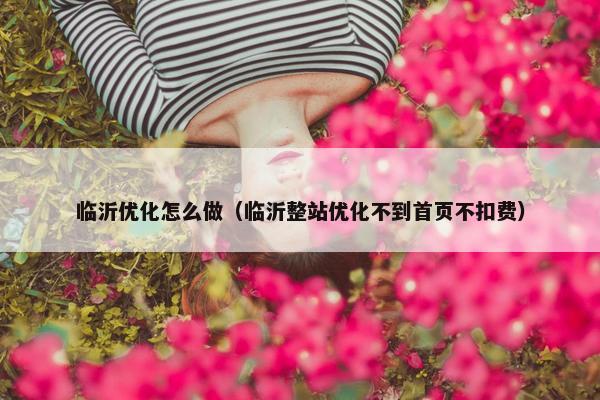 临沂优化怎么做（临沂整站优化不到首页不扣费）