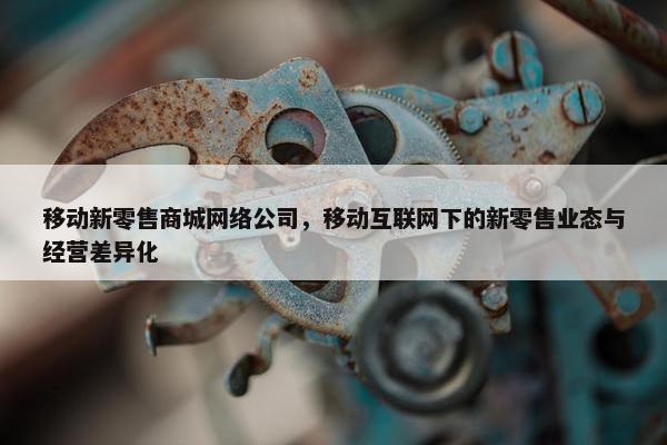 移动新零售商城网络公司，移动互联网下的新零售业态与经营差异化