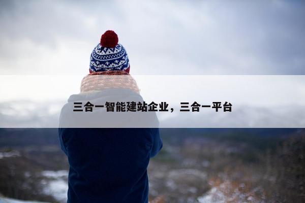 三合一智能建站企业，三合一平台