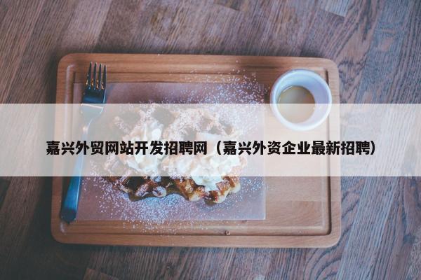 嘉兴外贸网站开发招聘网（嘉兴外资企业最新招聘）