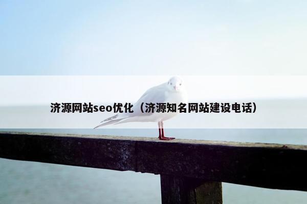 济源网站seo优化（济源知名网站建设电话）