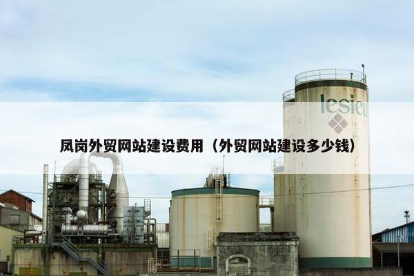 凤岗外贸网站建设费用（外贸网站建设多少钱）