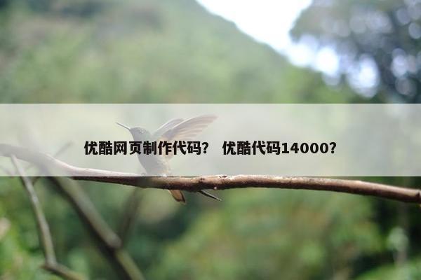 优酷网页制作代码？ 优酷代码14000？
