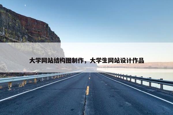 大学网站结构图制作，大学生网站设计作品