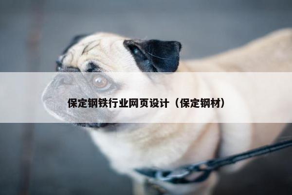 保定钢铁行业网页设计（保定钢材）