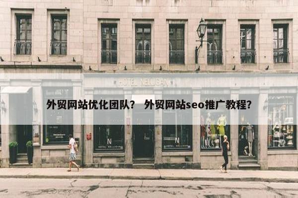 外贸网站优化团队？ 外贸网站seo推广教程？