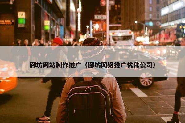 廊坊网站制作推广（廊坊网络推广优化公司）