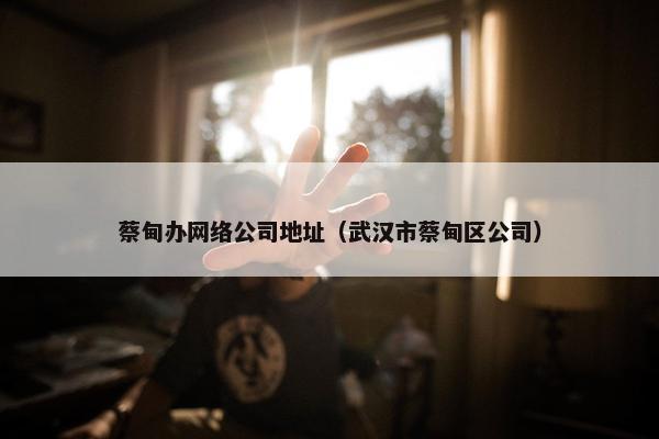 蔡甸办网络公司地址（武汉市蔡甸区公司）