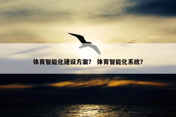 体育智能化建设方案？ 体育智能化系统？
