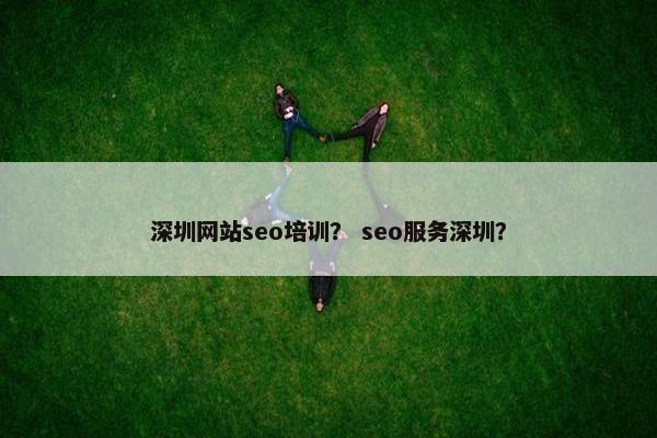 深圳网站seo培训？ seo服务深圳？