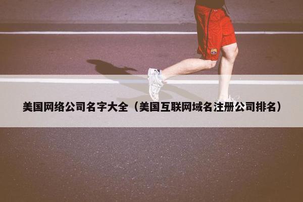 美国网络公司名字大全（美国互联网域名注册公司排名）