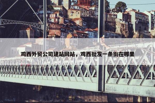 鸡西外贸公司建站网站，鸡西批发一条街在哪里