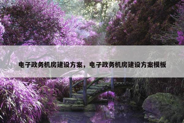 电子政务机房建设方案，电子政务机房建设方案模板