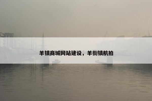 羊镇商城网站建设，羊街镇航拍