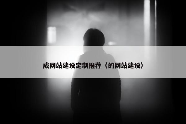 成网站建设定制推荐（的网站建设）