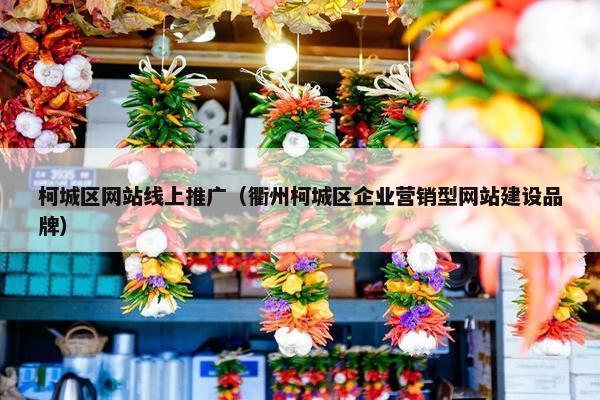 柯城区网站线上推广（衢州柯城区企业营销型网站建设品牌）