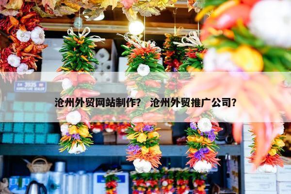 沧州外贸网站制作？ 沧州外贸推广公司？