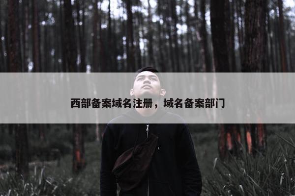 西部备案域名注册，域名备案部门