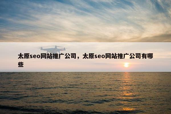 太原seo网站推广公司，太原seo网站推广公司有哪些
