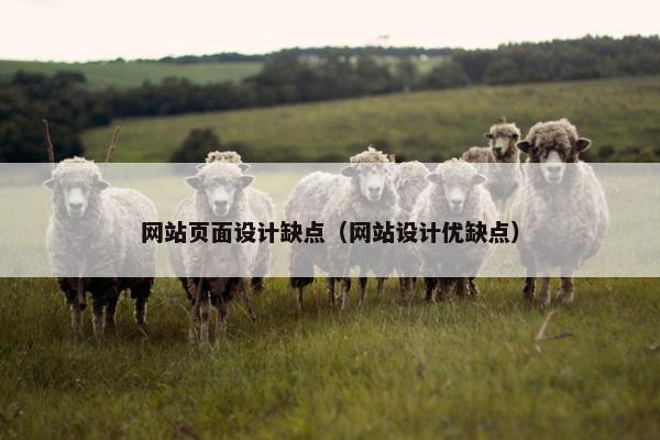 网站页面设计缺点（网站设计优缺点）