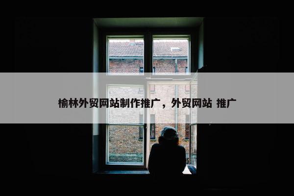 榆林外贸网站制作推广，外贸网站 推广