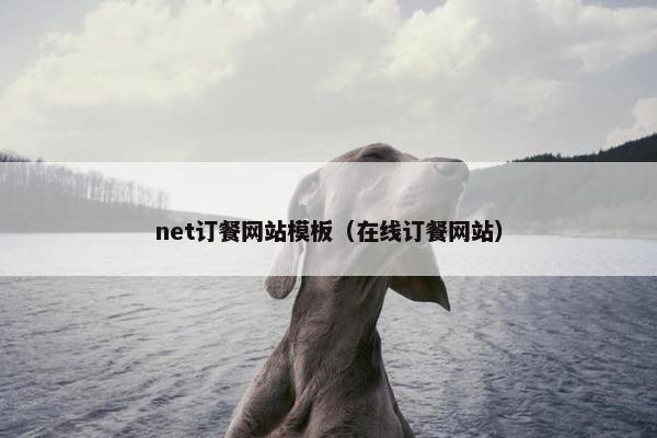 net订餐网站模板（在线订餐网站）