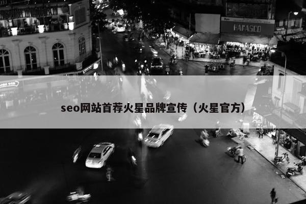 seo网站首荐火星品牌宣传（火星官方）