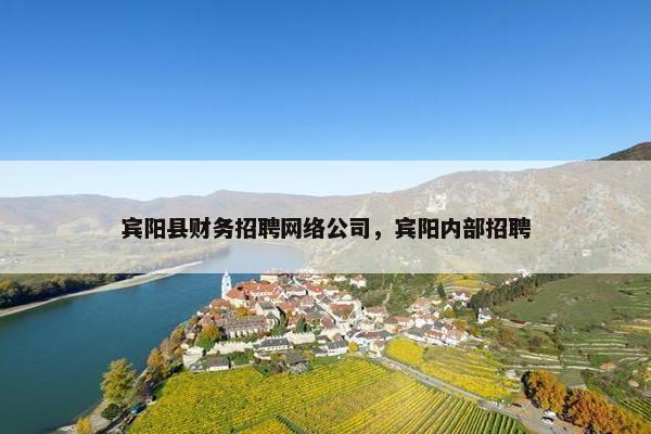 宾阳县财务招聘网络公司，宾阳内部招聘