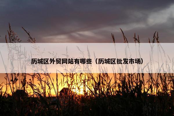 历城区外贸网站有哪些（历城区批发市场）