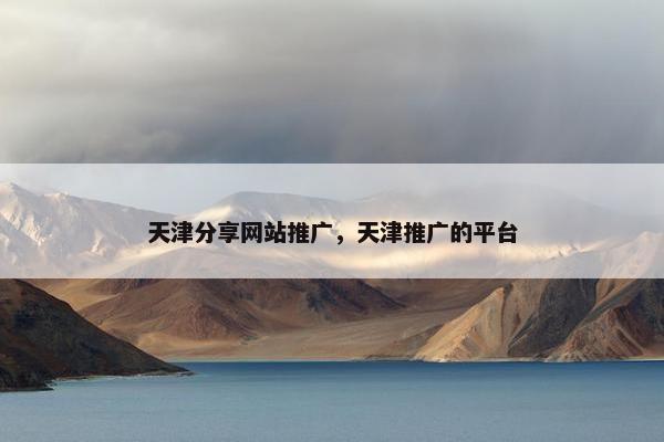 天津分享网站推广，天津推广的平台