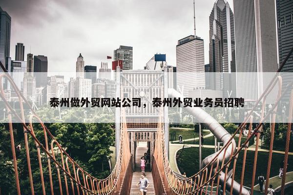泰州做外贸网站公司，泰州外贸业务员招聘
