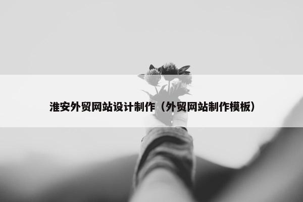 淮安外贸网站设计制作（外贸网站制作模板）
