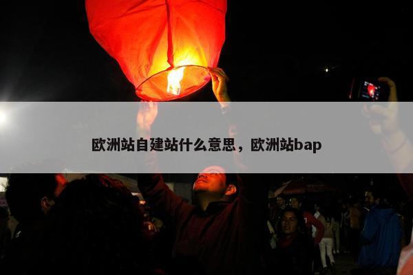欧洲站自建站什么意思，欧洲站bap