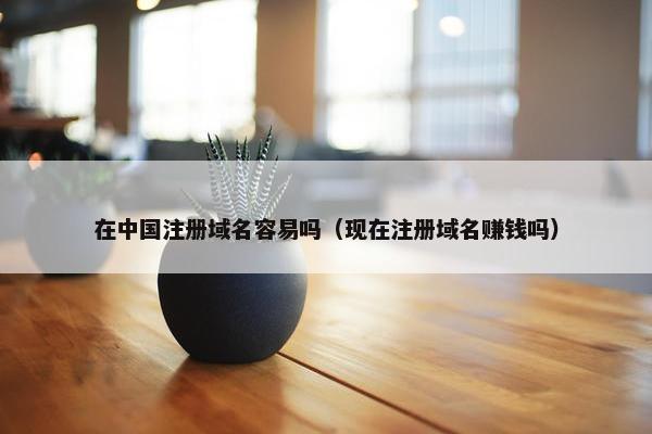 在中国注册域名容易吗（现在注册域名赚钱吗）