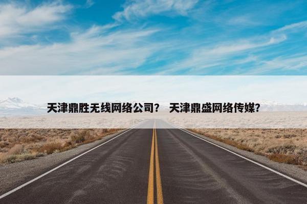 天津鼎胜无线网络公司？ 天津鼎盛网络传媒？