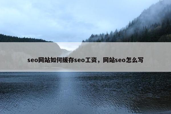 seo网站如何缓存seo工资，网站seo怎么写