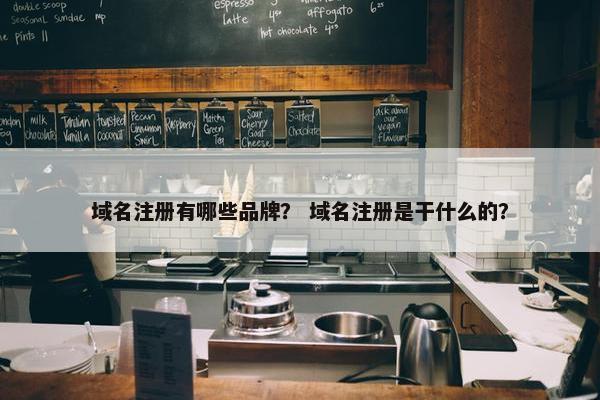 域名注册有哪些品牌？ 域名注册是干什么的？