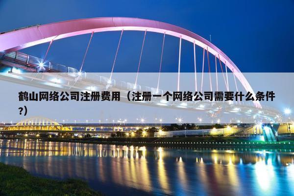 鹤山网络公司注册费用（注册一个网络公司需要什么条件?）