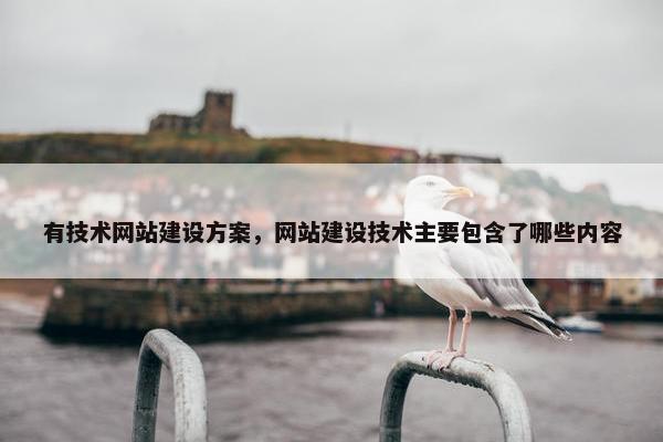 有技术网站建设方案，网站建设技术主要包含了哪些内容