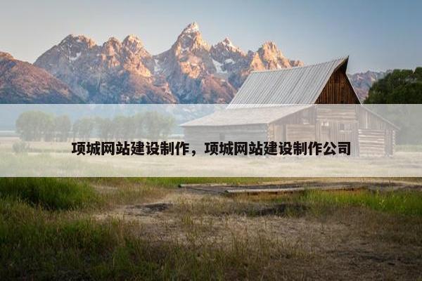 项城网站建设制作，项城网站建设制作公司
