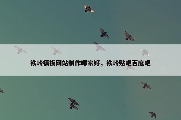 铁岭模板网站制作哪家好，铁岭贴吧百度吧