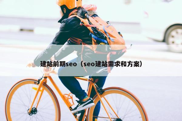 建站前期seo（seo建站需求和方案）