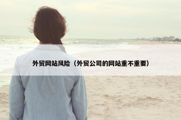 外贸网站风险（外贸公司的网站重不重要）