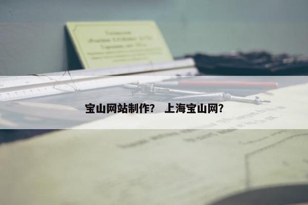 宝山网站制作？ 上海宝山网？