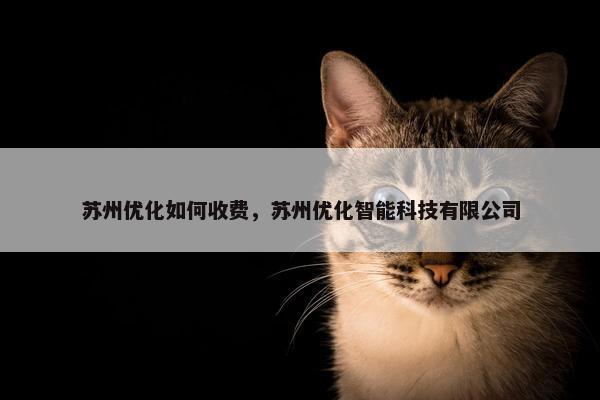 苏州优化如何收费，苏州优化智能科技有限公司